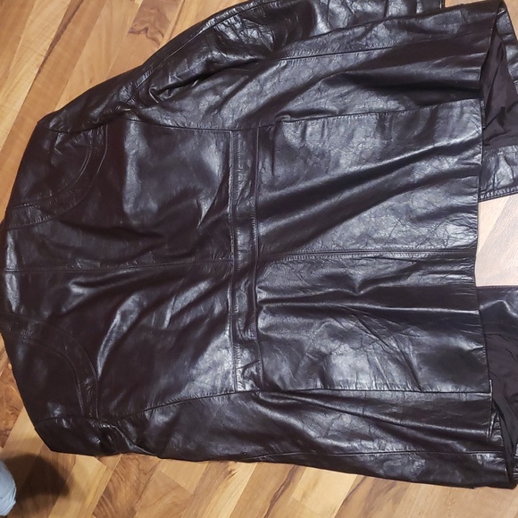 Bermans mens brown Leather jacket 46 - Picture 8 of 8